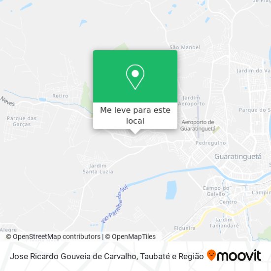 Jose Ricardo Gouveia de Carvalho mapa