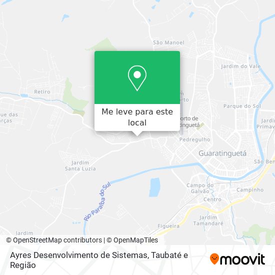 Ayres Desenvolvimento de Sistemas mapa