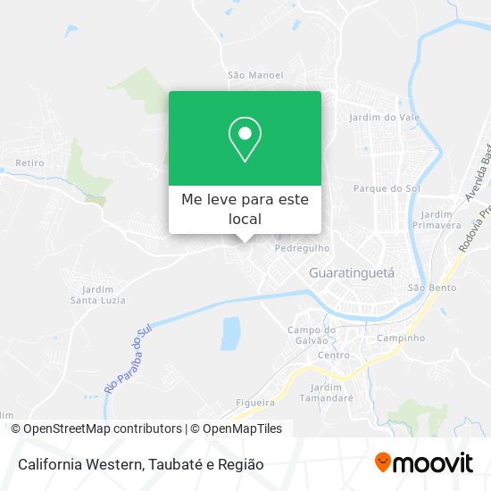 California Western mapa