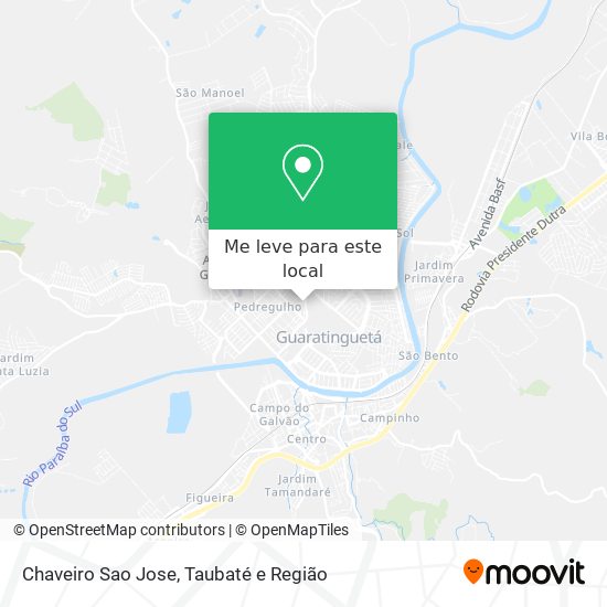 Chaveiro Sao Jose mapa