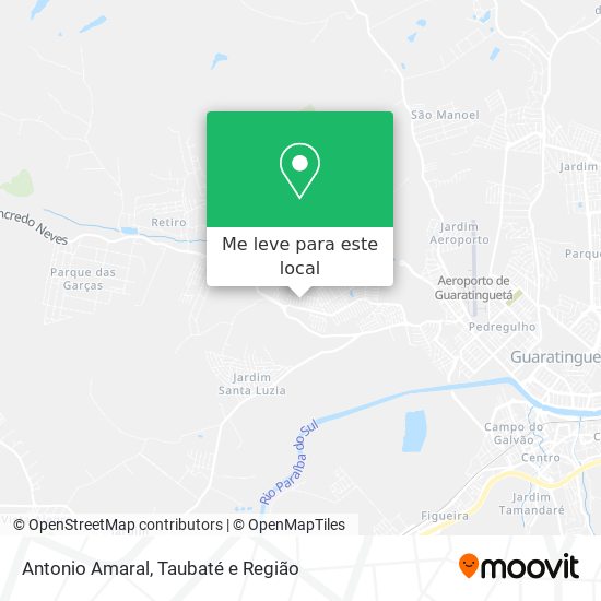 Antonio Amaral mapa