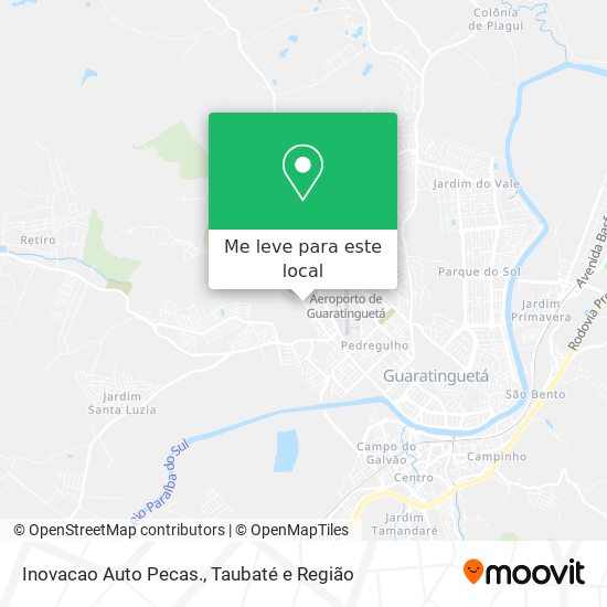 Inovacao Auto Pecas. mapa