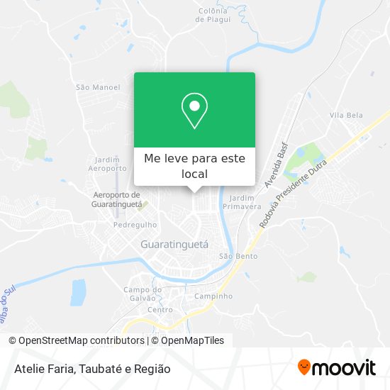 Atelie Faria mapa