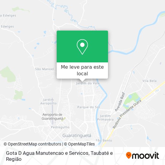 Gota D Agua Manutencao e Servicos mapa