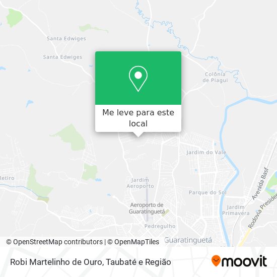 Robi Martelinho de Ouro mapa