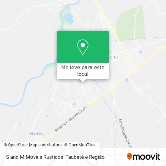 S and M Moveis Rusticos mapa