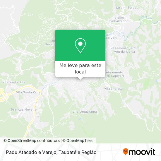 Padu Atacado e Varejo mapa
