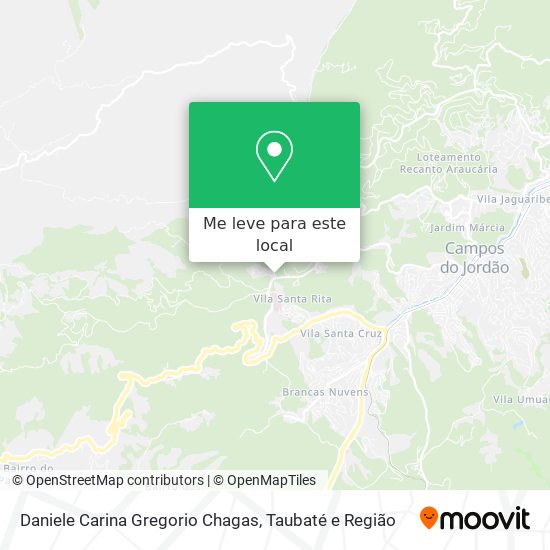 Daniele Carina Gregorio Chagas mapa
