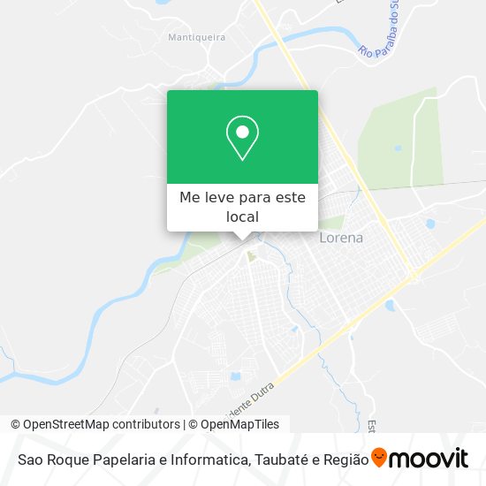 Sao Roque Papelaria e Informatica mapa