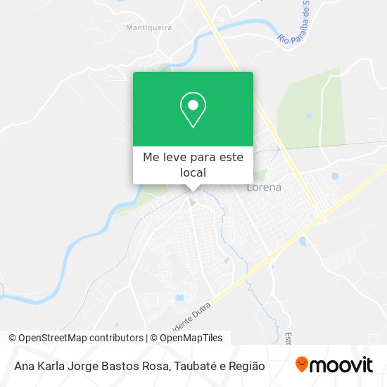 Ana Karla Jorge Bastos Rosa mapa