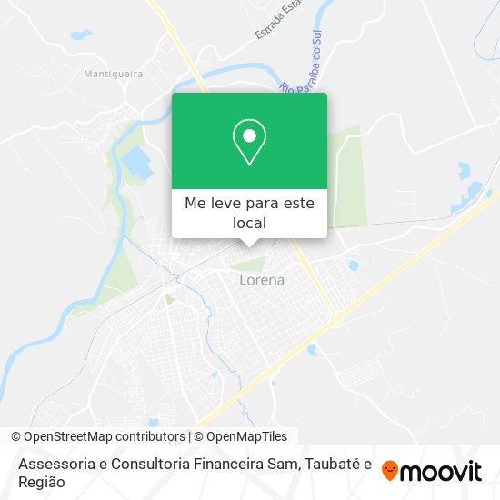 Assessoria e Consultoria Financeira Sam mapa