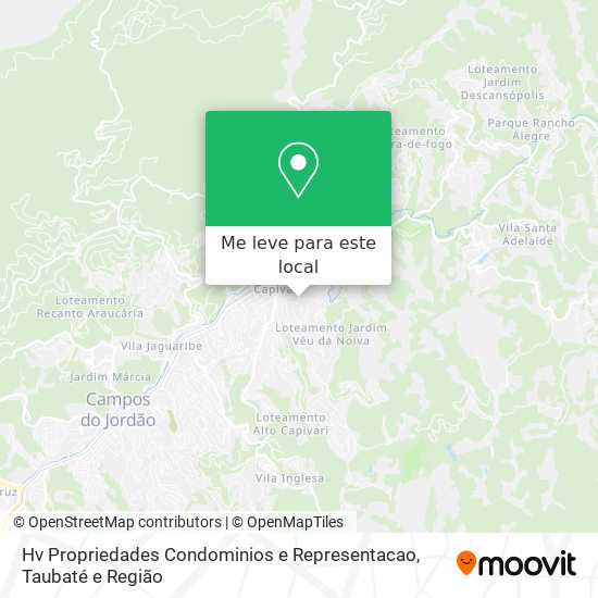 Hv Propriedades Condominios e Representacao mapa