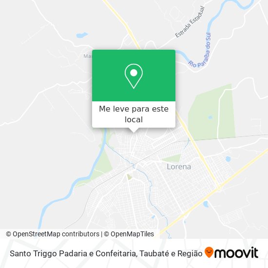 Santo Triggo Padaria e Confeitaria mapa