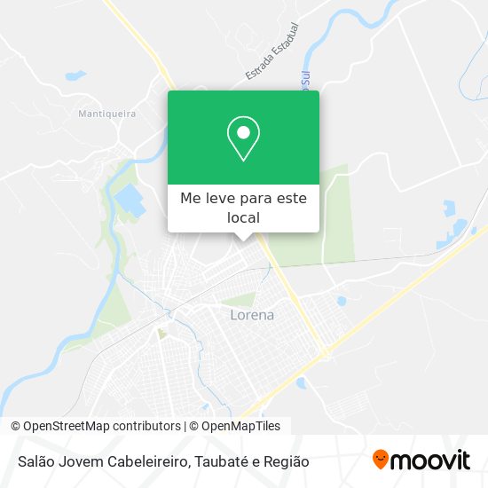 Salão Jovem Cabeleireiro mapa