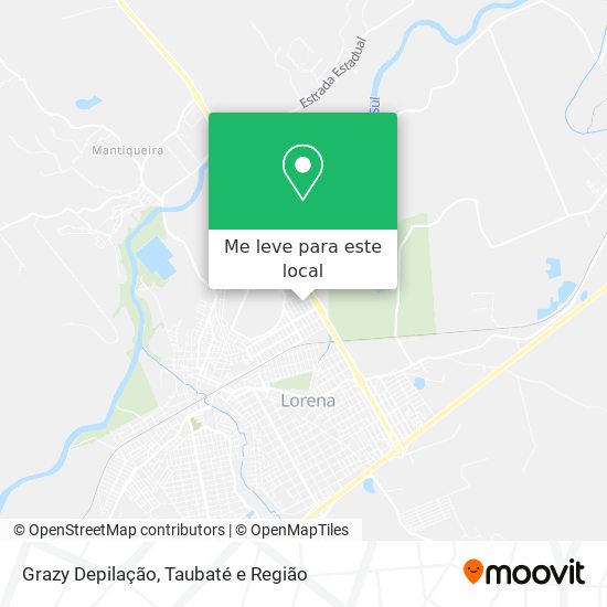 Grazy Depilação mapa