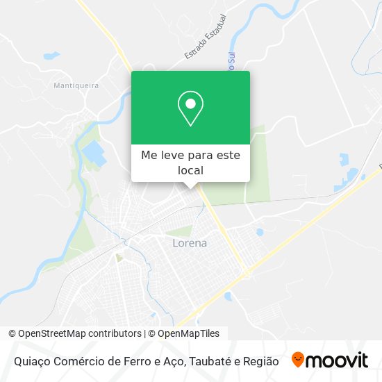 Quiaço Comércio de Ferro e Aço mapa