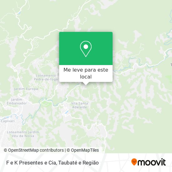 F e K Presentes e Cia mapa