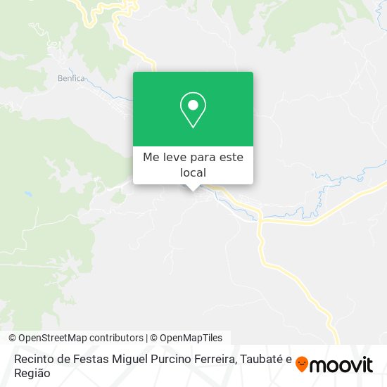 Recinto de Festas Miguel Purcino Ferreira mapa