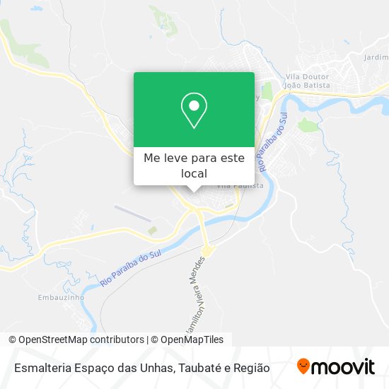 Esmalteria Espaço das Unhas mapa