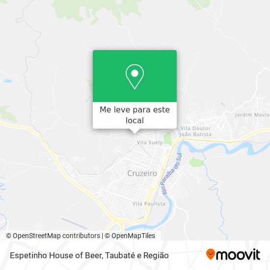 Espetinho House of Beer mapa