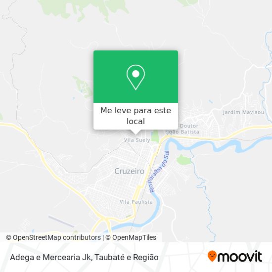 Adega e Mercearia Jk mapa