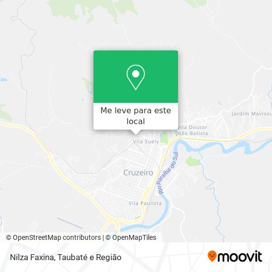 Nilza Faxina mapa