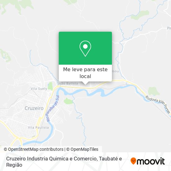 Cruzeiro Industria Quimica e Comercio mapa