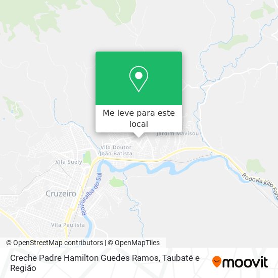 Creche Padre Hamilton Guedes Ramos mapa