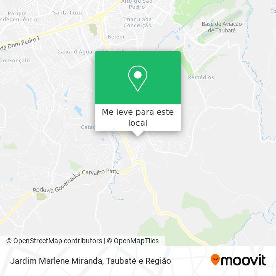 Jardim Marlene Miranda mapa