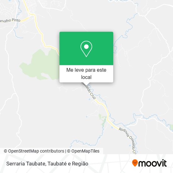 Serraria Taubate mapa