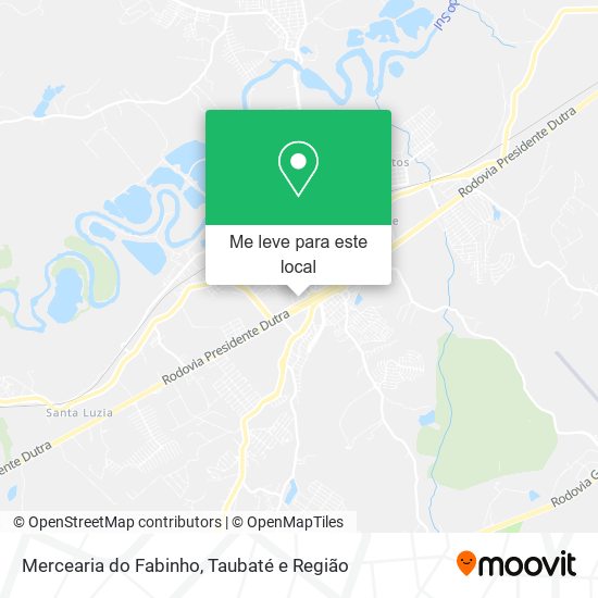 Mercearia do Fabinho mapa