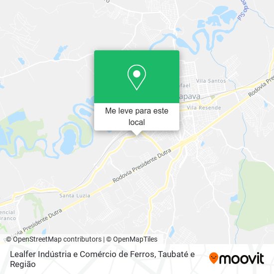 Lealfer Indústria e Comércio de Ferros mapa