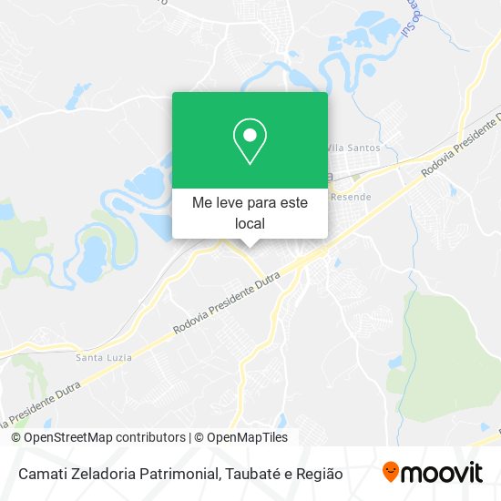 Camati Zeladoria Patrimonial mapa