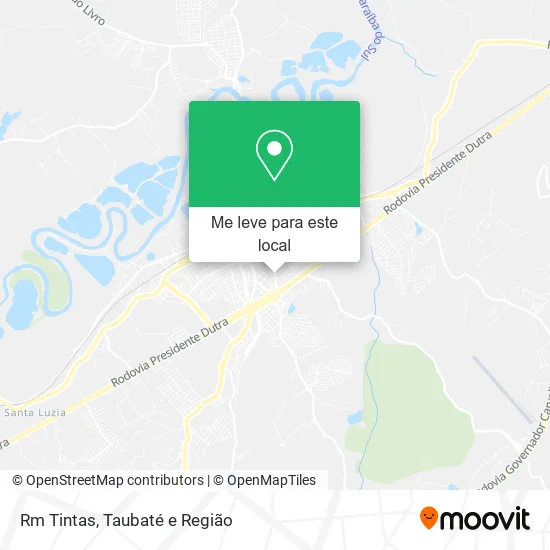 Rm Tintas mapa