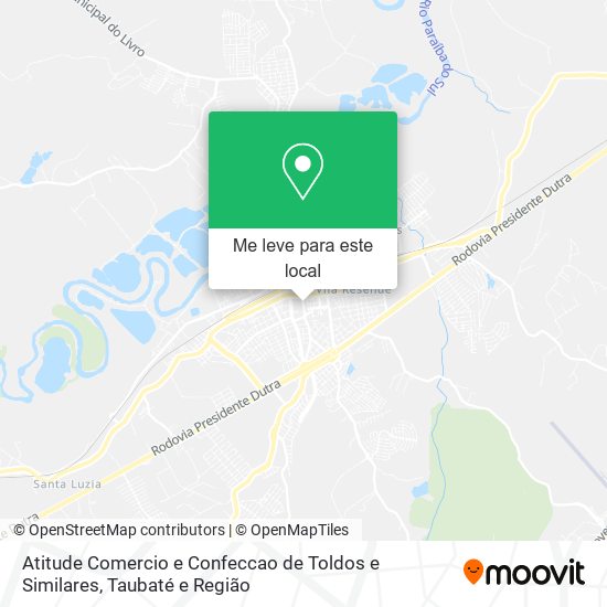 Atitude Comercio e Confeccao de Toldos e Similares mapa