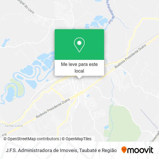J.F.S. Administradora de Imoveis mapa