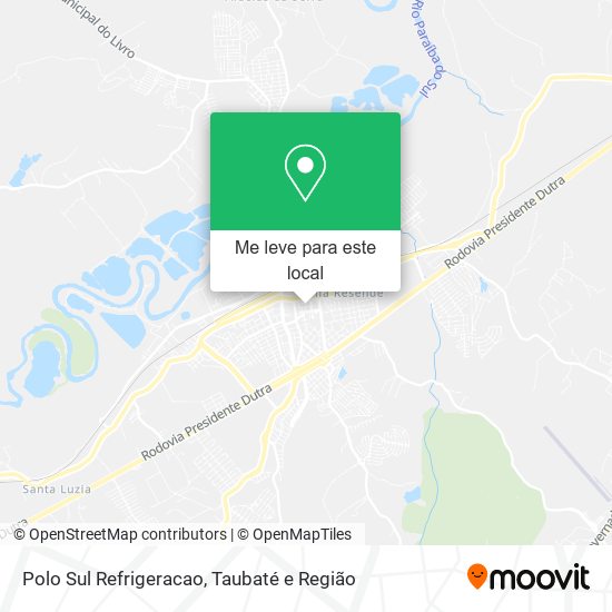 Polo Sul Refrigeracao mapa