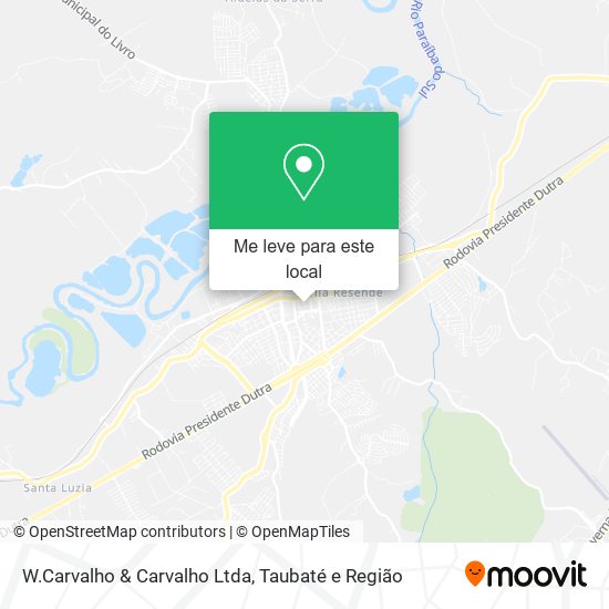 W.Carvalho & Carvalho Ltda mapa