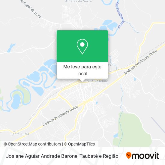 Josiane Aguiar Andrade Barone mapa