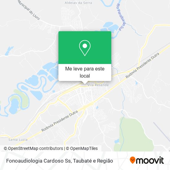 Fonoaudiologia Cardoso Ss mapa