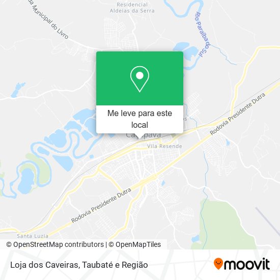 Loja dos Caveiras mapa