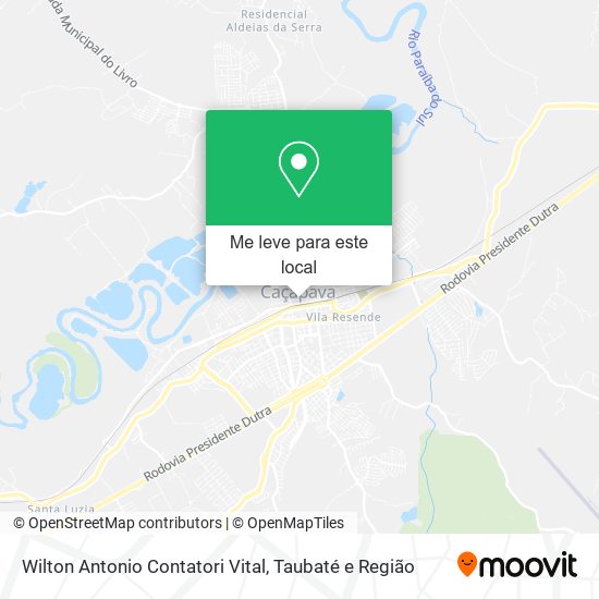 Wilton Antonio Contatori Vital mapa