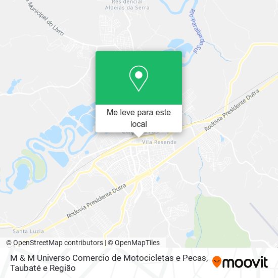 M & M Universo Comercio de Motocicletas e Pecas mapa