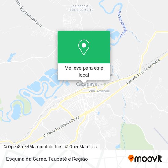 Esquina da Carne mapa