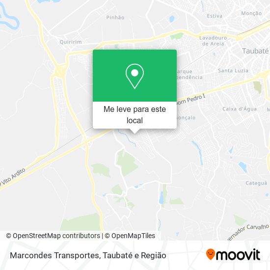 Marcondes Transportes mapa