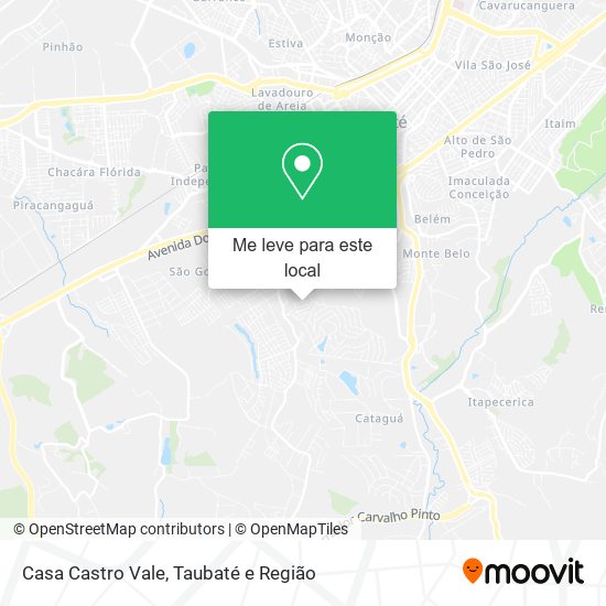 Casa Castro Vale mapa