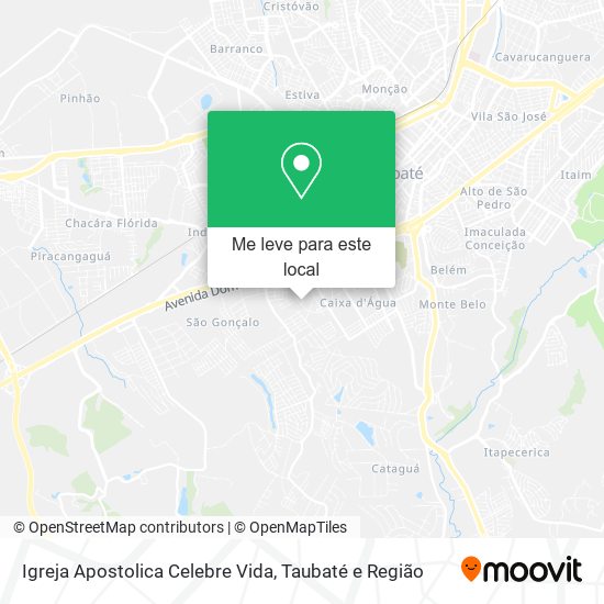 Igreja Apostolica Celebre Vida mapa