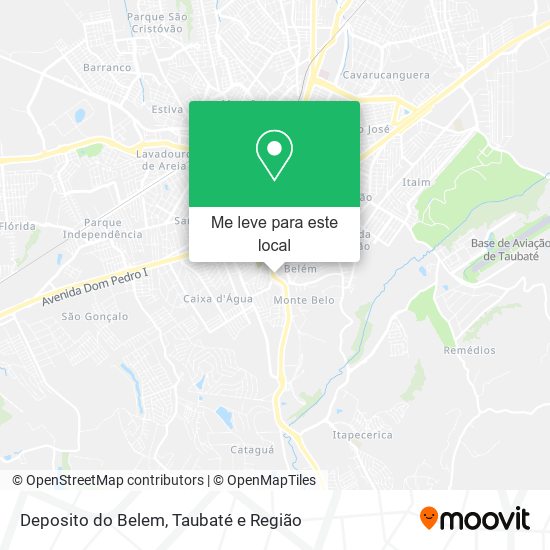 Deposito do Belem mapa