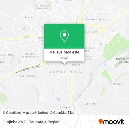 Lojinha da Gi mapa