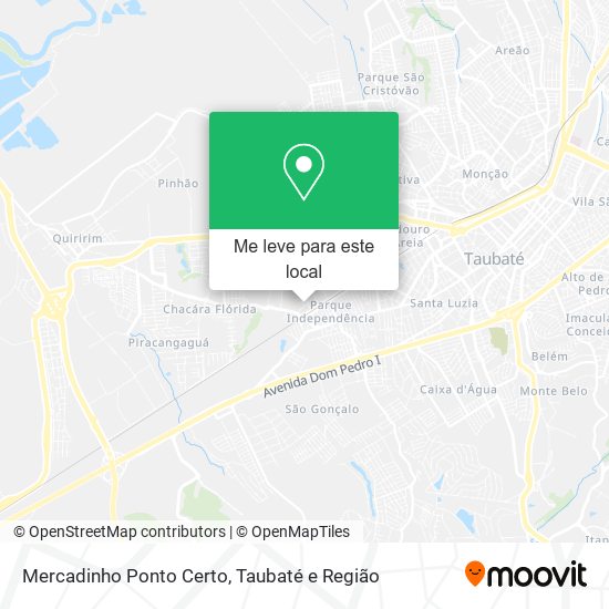 Mercadinho Ponto Certo mapa